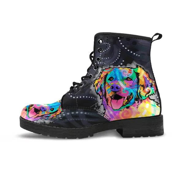 Black Golden Retriever - Boots