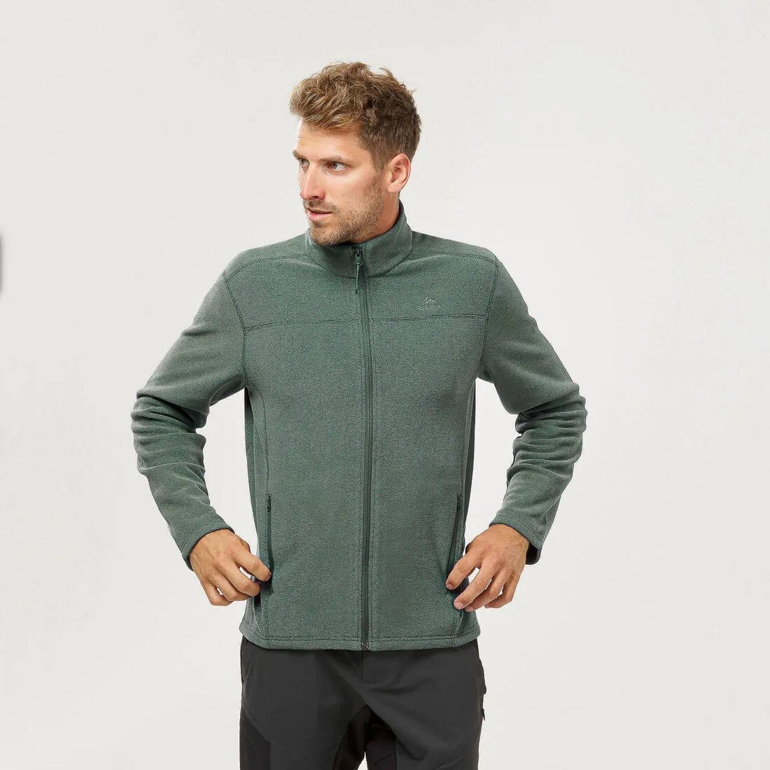 Men’s Hiking Fleece Jacket mh100